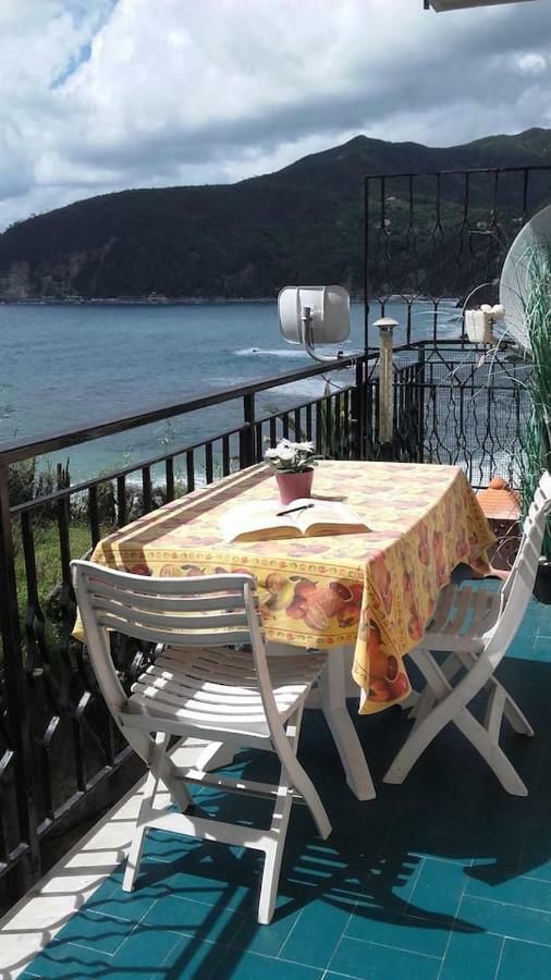 Un Gioiello Con Vista Mare Villa Moneglia Bagian luar foto